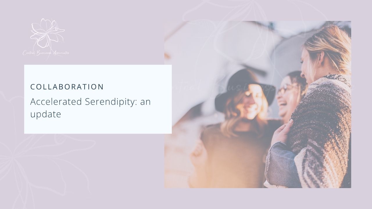 Accelerated Serendipity - an update. People laughing together