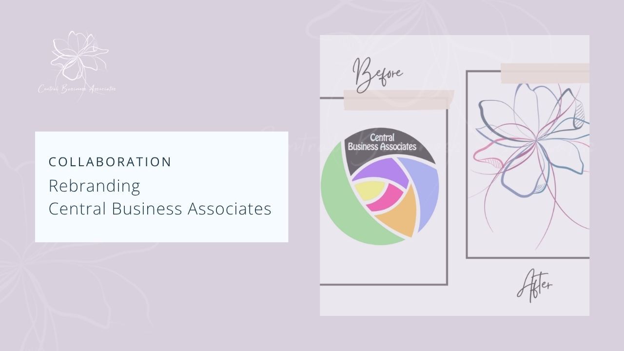 Collaboration: Rebranding Central Business Associates - the logo before and after
